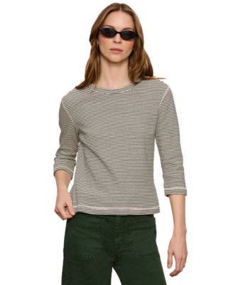 Women's 3/4-Length-Sleeve Crewneck T-Shirt