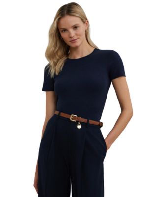 Stretch Knit T-Shirt, Regular & Petite