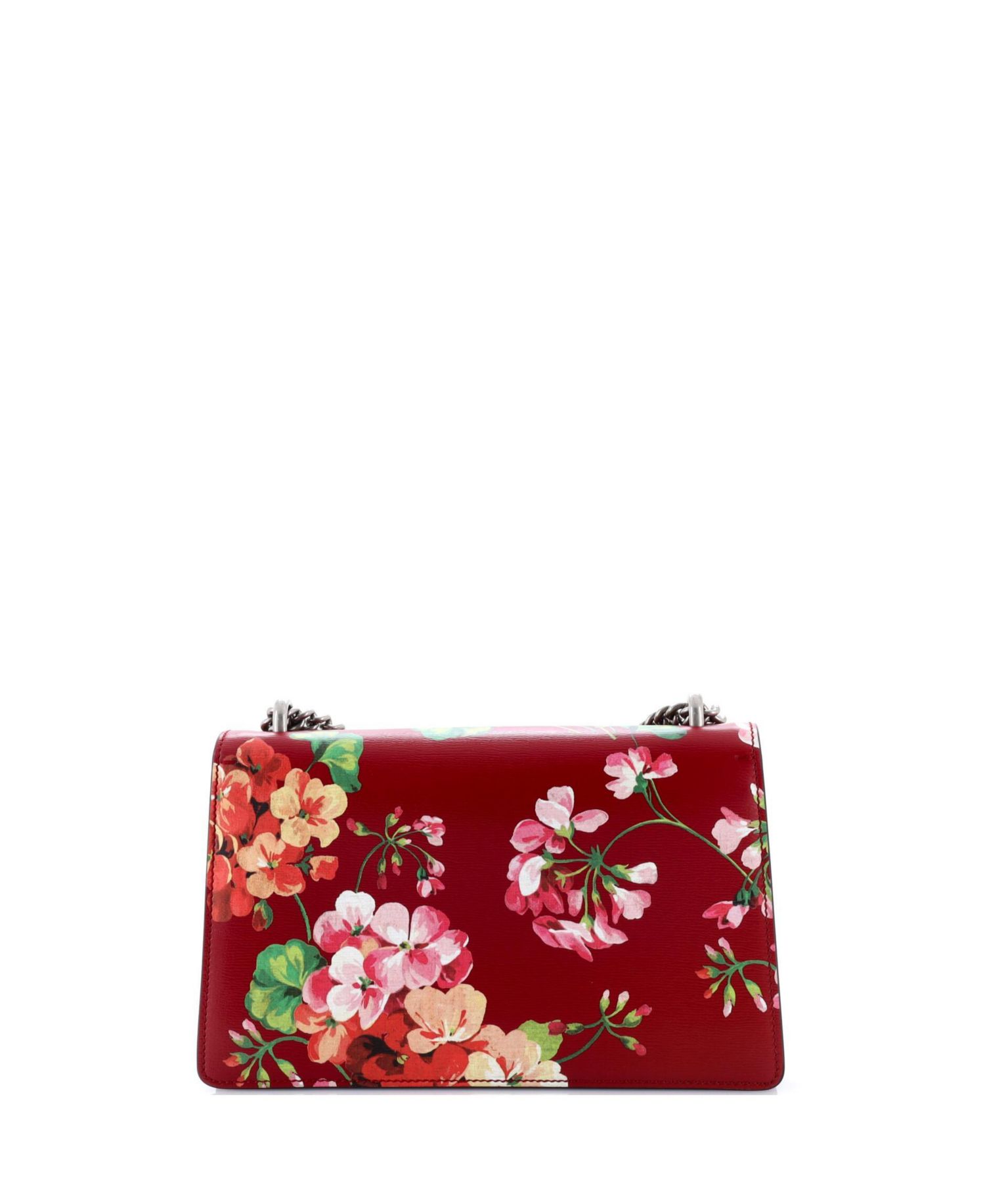 Small Dionysus Bag Blooms Print Leather