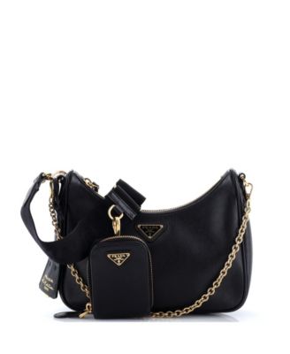 Small Re-Edition 2005 Shoulder Bag Saffiano Leather