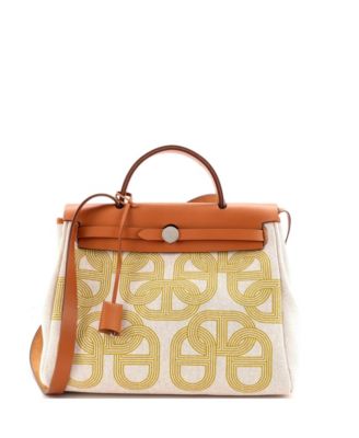 Pre-Owned Hermes 31 Herbag Zip Circuit 24 Vache Hunter and Leather