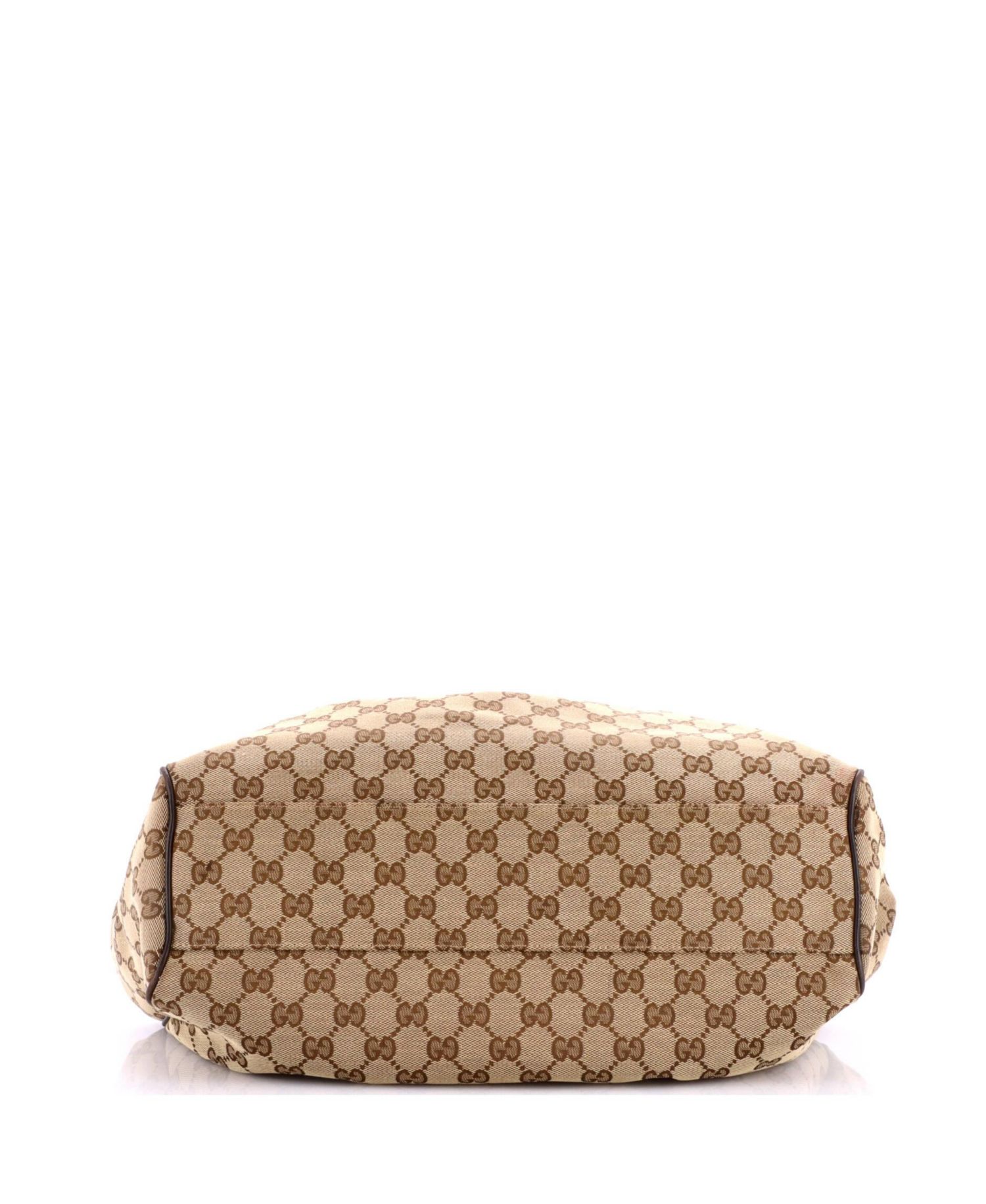 Medium Sukey Tote GG Canvas with Leather