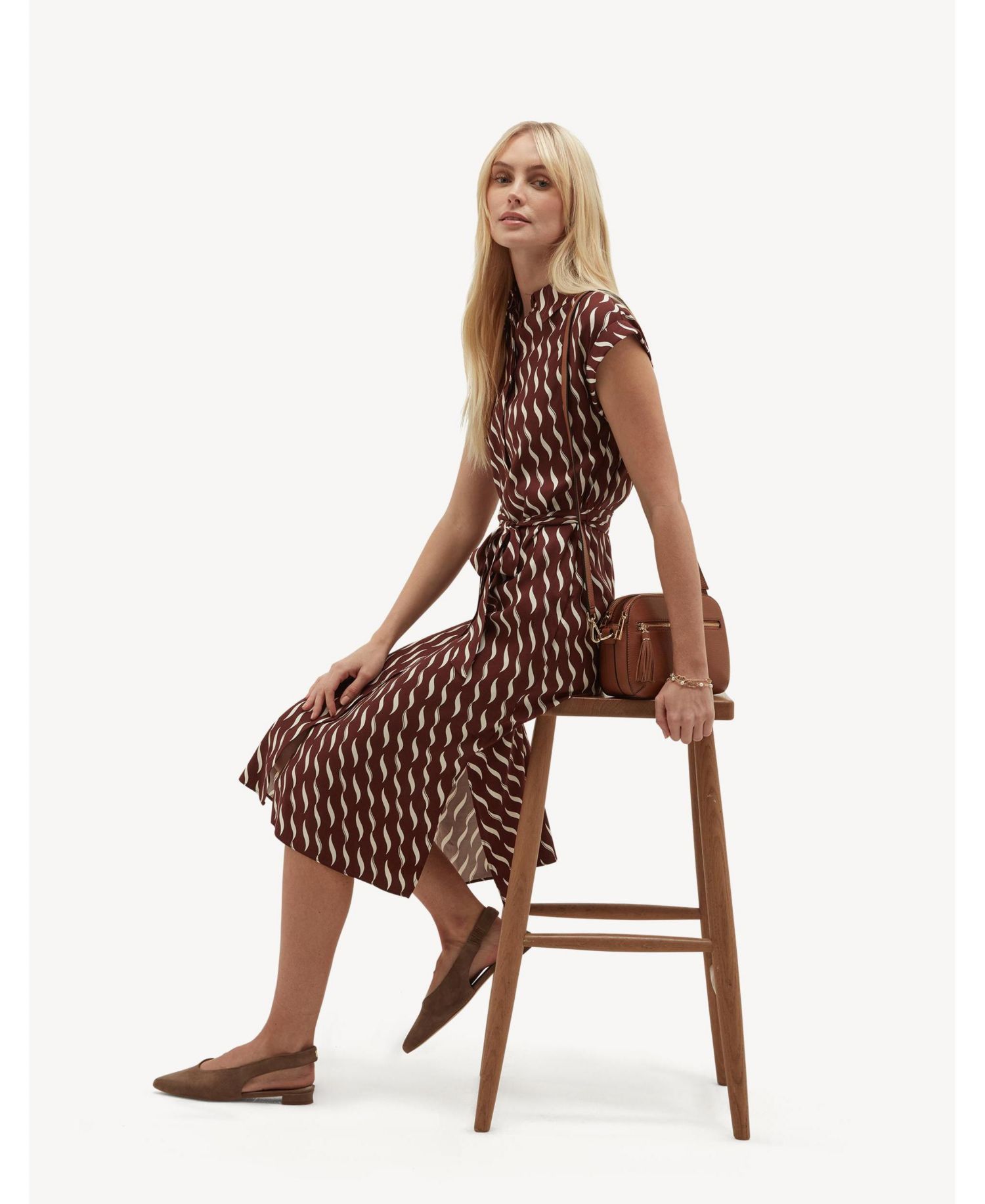 Women's Marciella Collard Geometric Shift Dress