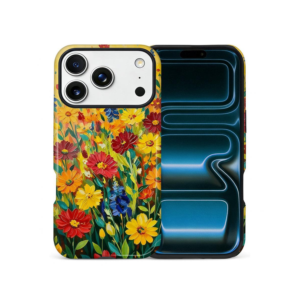 Lisen iPhone 17 Pro Max DualLayer Phone Case Compatible with Apple iPhone 17 Pro Max  Blooming field for iphone 17 pro