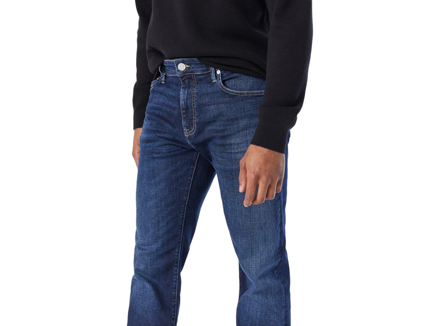 Men's Marcus Dark-Rinse Slim Straight-Leg Jeans