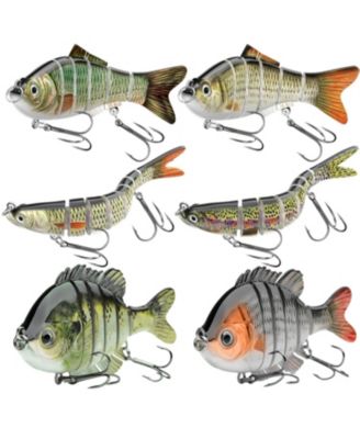 Slow Sinking Jointed Swimbait Lures Freshwater Saltwater Fishing Bait For Trout Walleye Pike