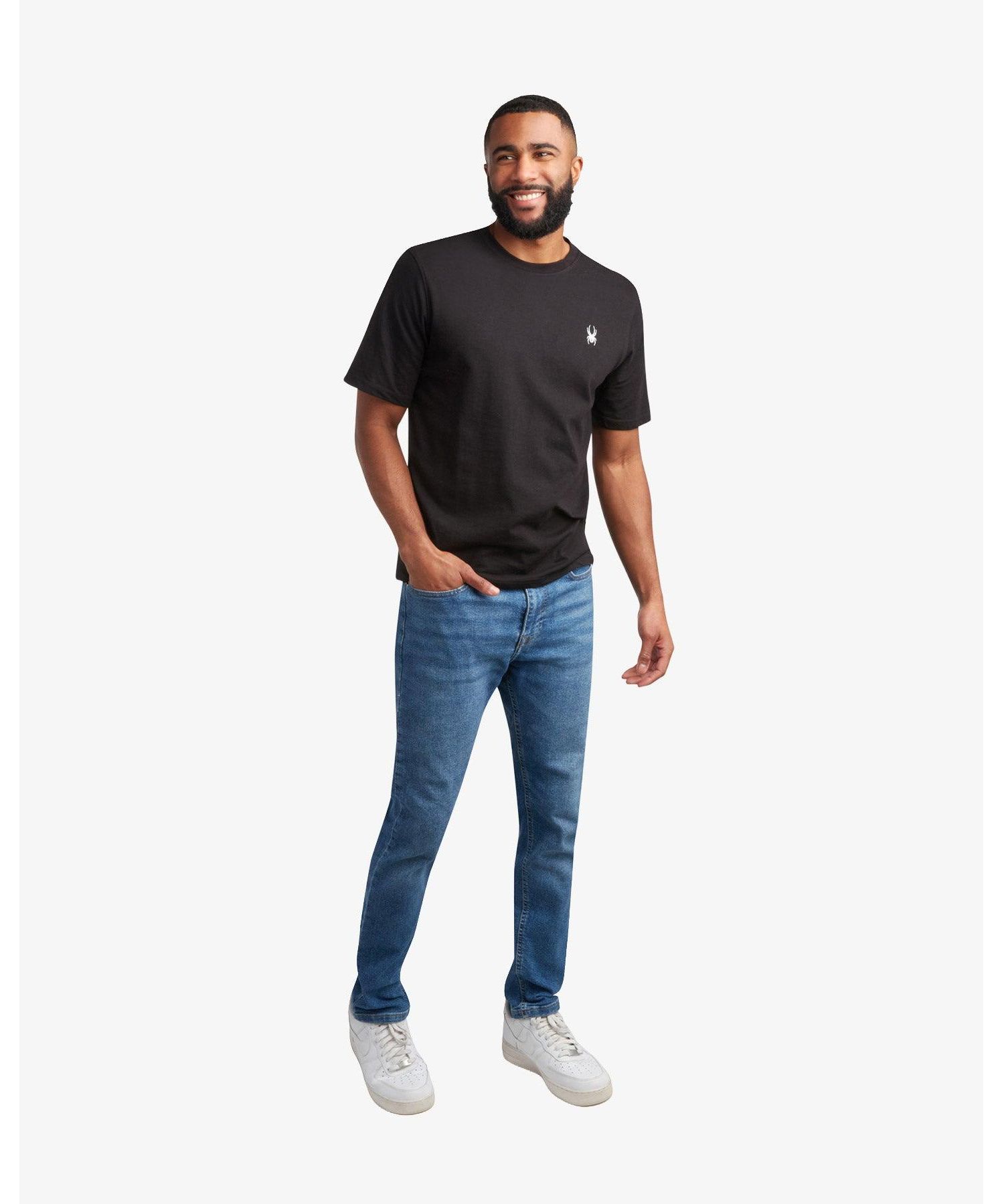 Men's Mountain Graphic 2-Way Stretch Relaxed-Fit T-Shirt