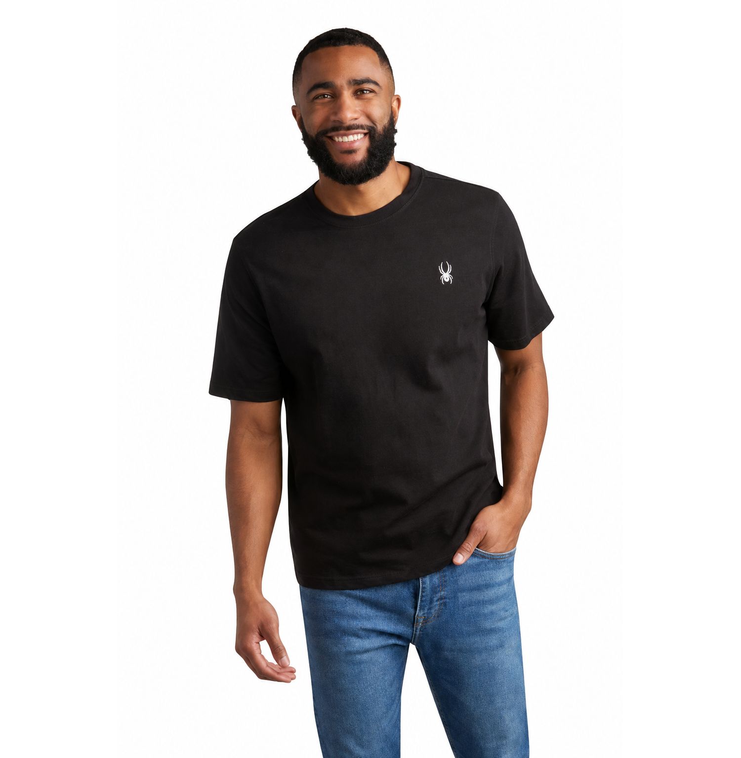 Men's Mountain Graphic 2-Way Stretch Relaxed-Fit T-Shirt