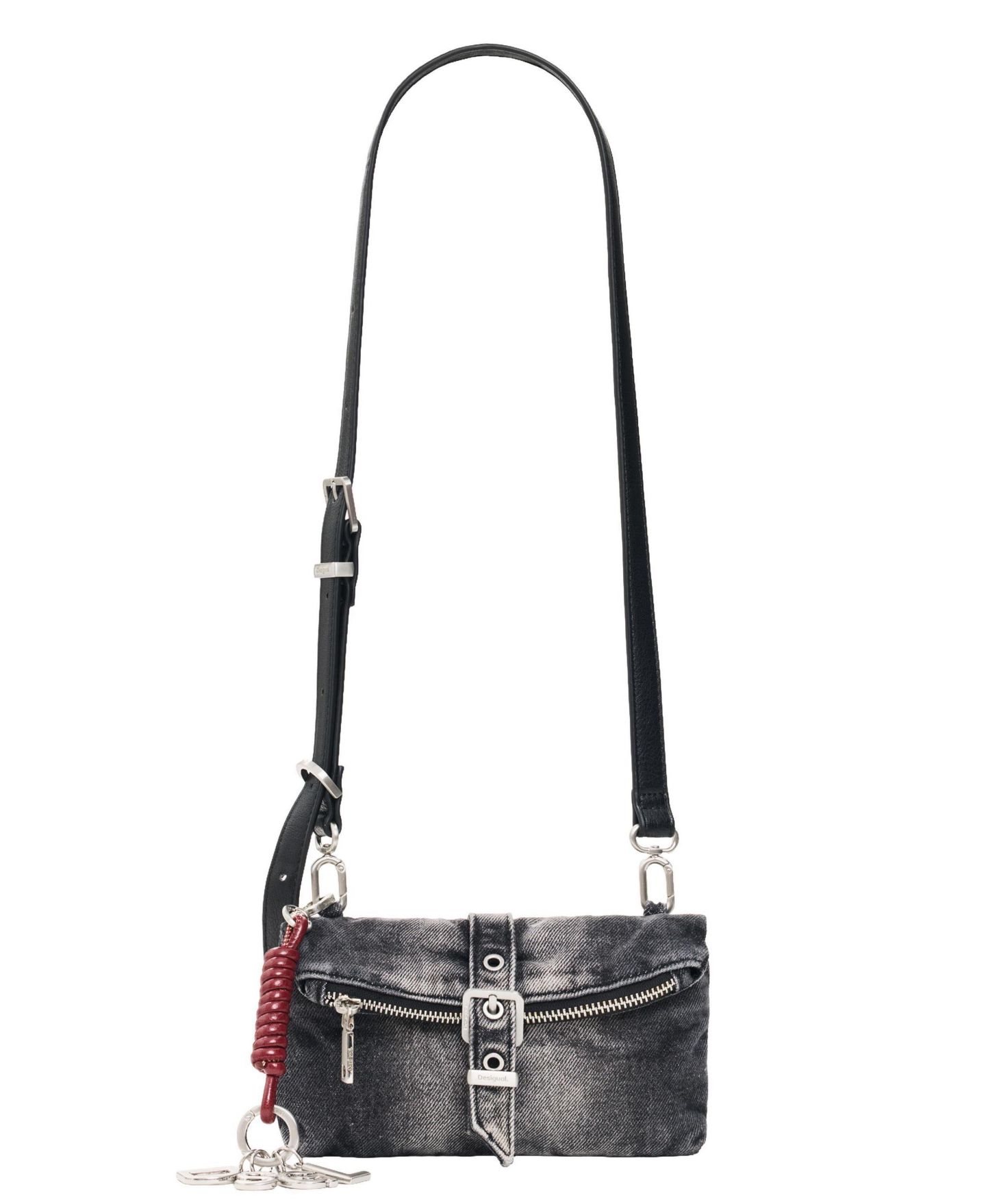 Женский кошелёк Desigual Denim Micro, цвет: Серый — фото 1