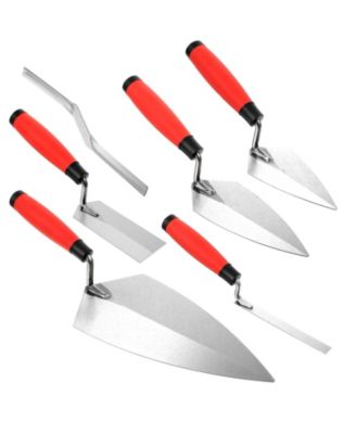 Masonry Tool Set Stainless Steel Trowel Jointer 6piece