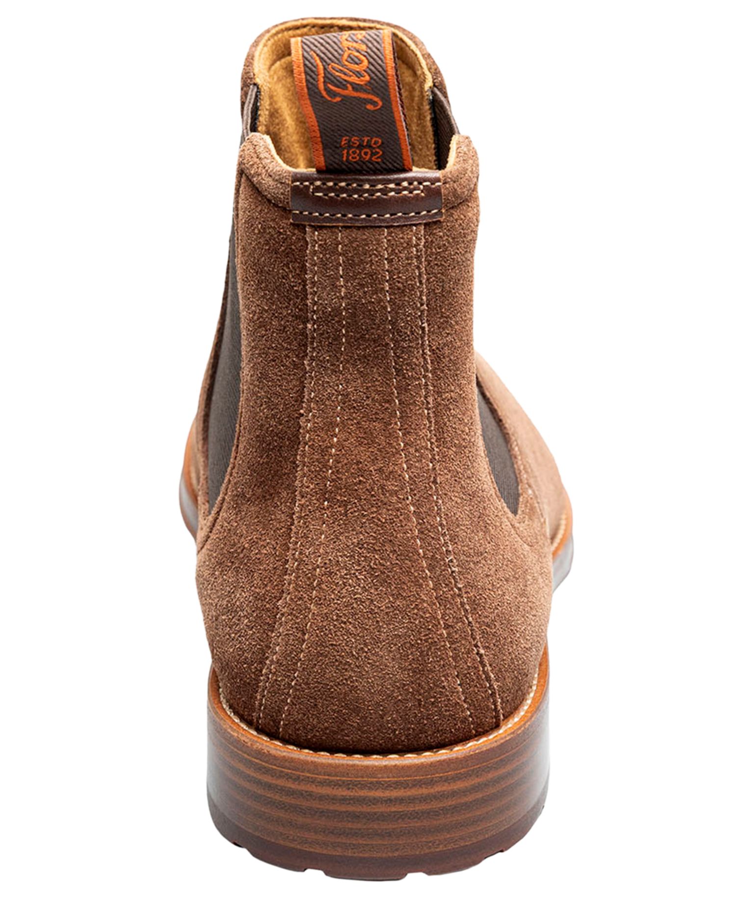 Men's Rucci Suede Round-Toe Lugged-Sole Chelsea Boots