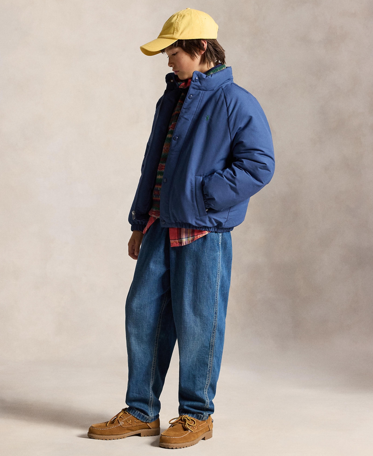 Polo Ralph Lauren Boys' 8-20 Down Mock Neck Jacket