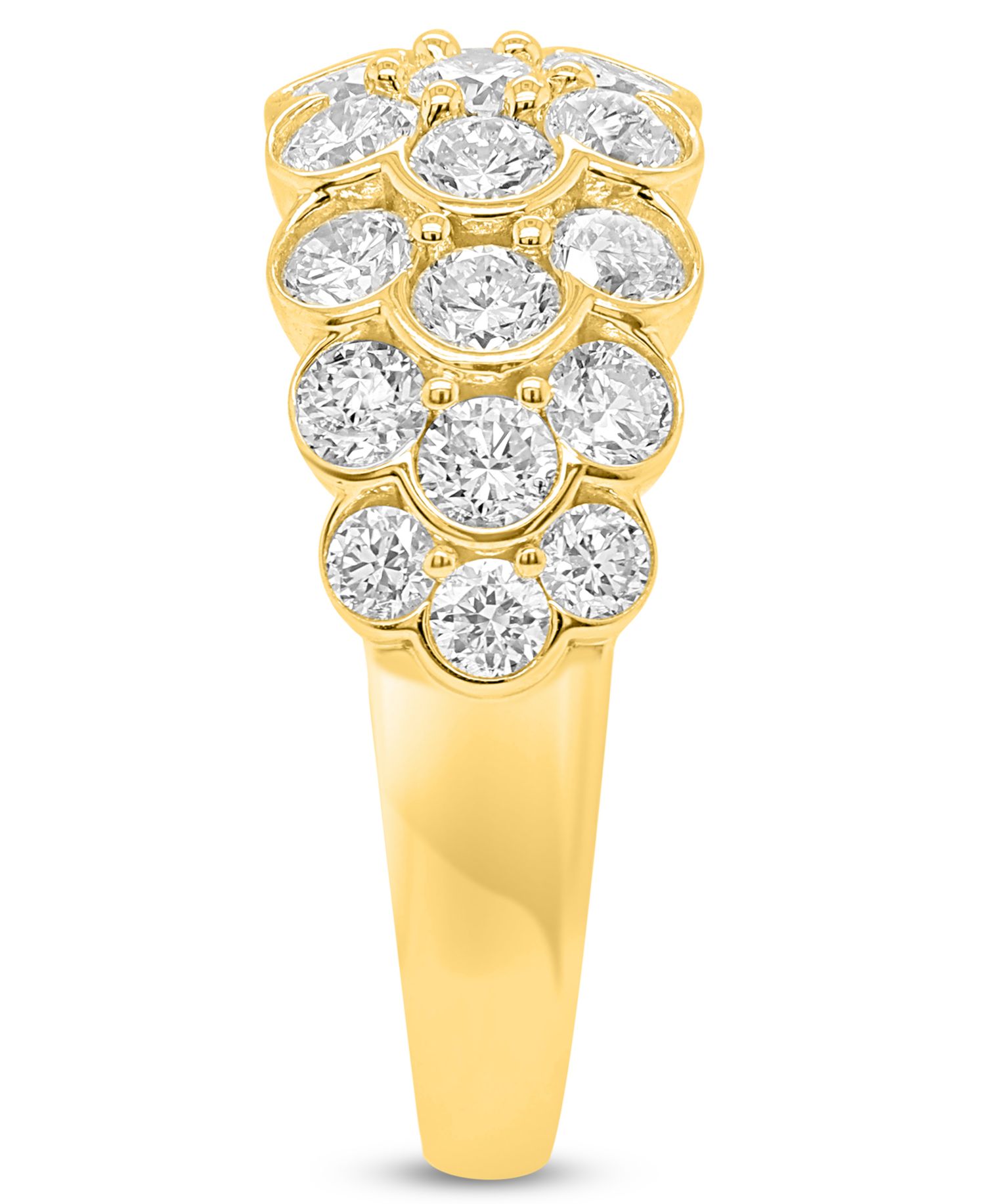 Lab-Grown Diamond Statement Ring (2 ct. t.w.) in Sterling Silver (Also in 14k Gold-Plated Sterling Silver)