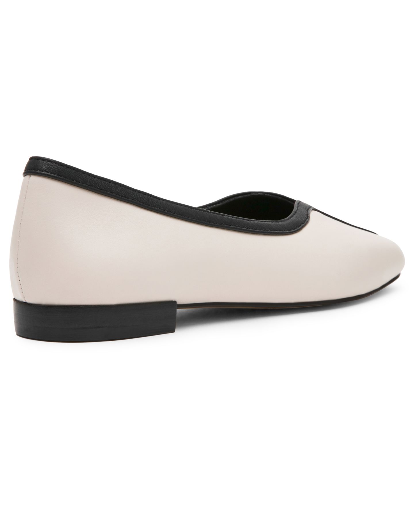 Женские балетки Steve Madden Dorelia Square Toe Flats, цвет: Костяной — фото 6
