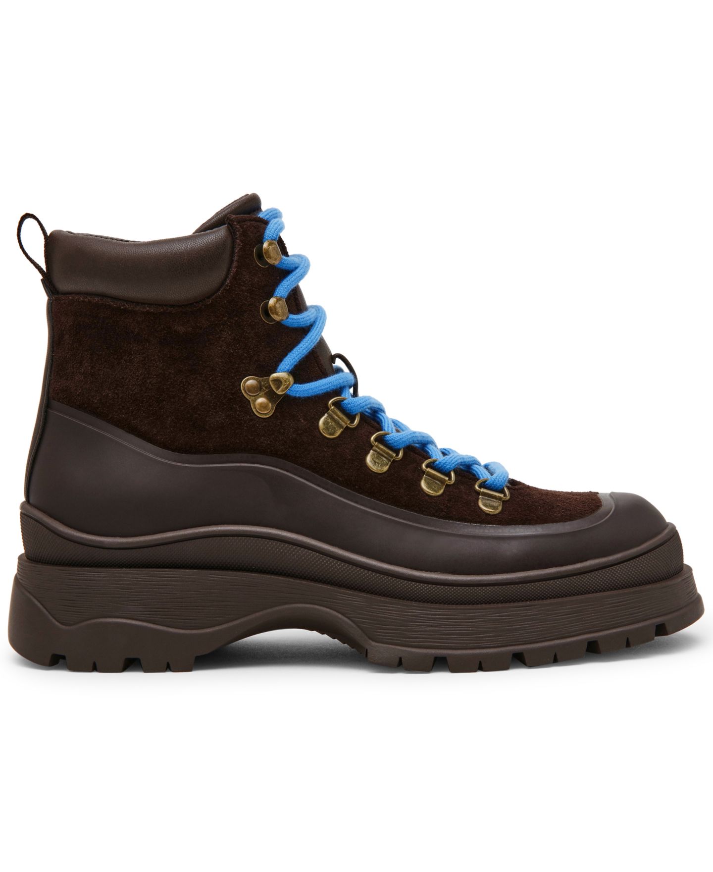 Женские ботинки-хайкеры Steve Madden Sergeant на шнуровке с рифлёной подошвой, цвет: Коричневый разноцветный — фото 2