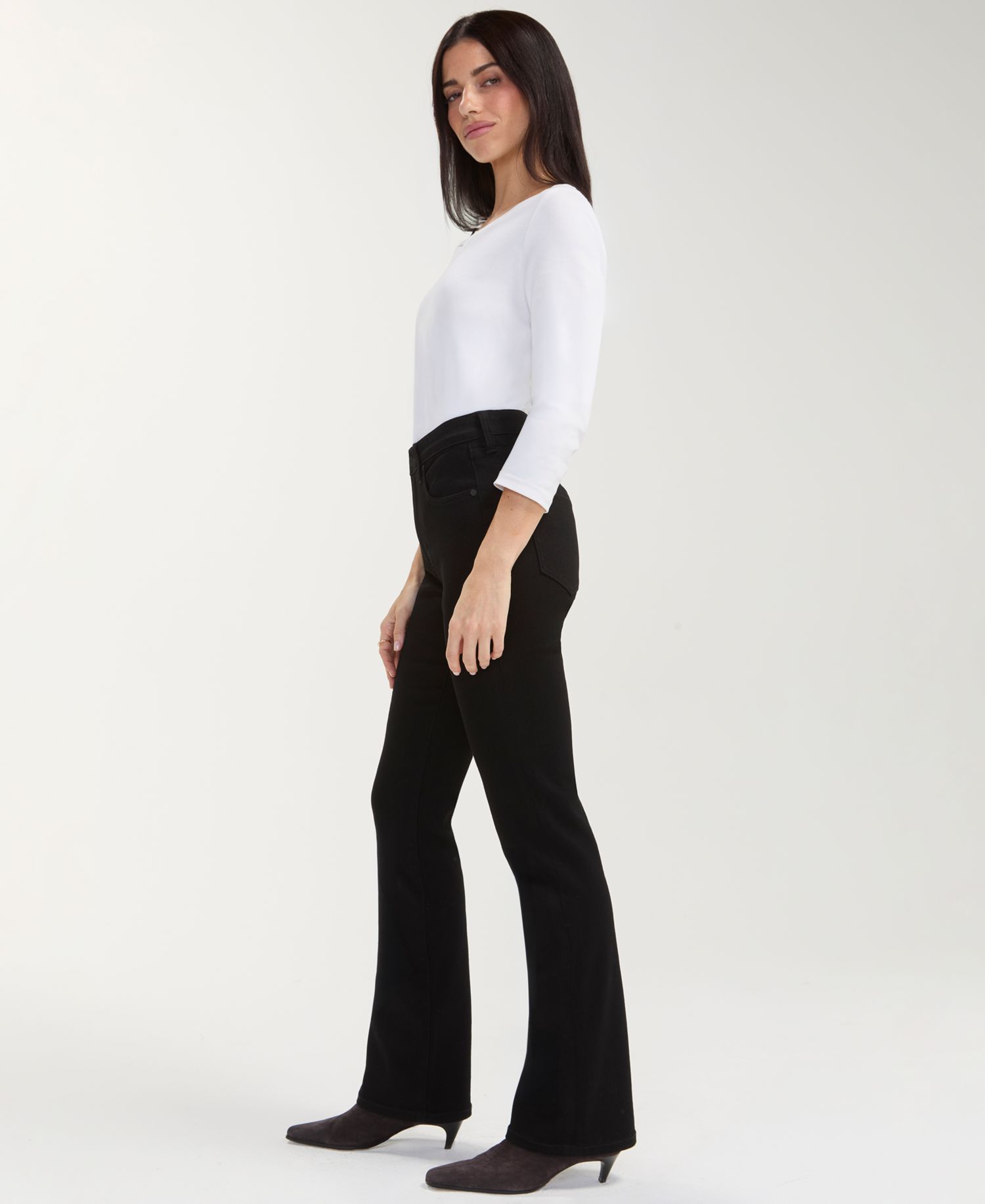 Petite Bobbie High-Rise Bootcut Jeans