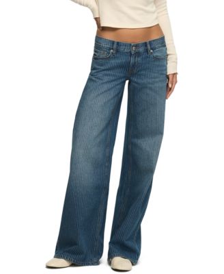 Women's Lucky Legend Super-Low-Rise Ultra-Wide-Leg Jeans
