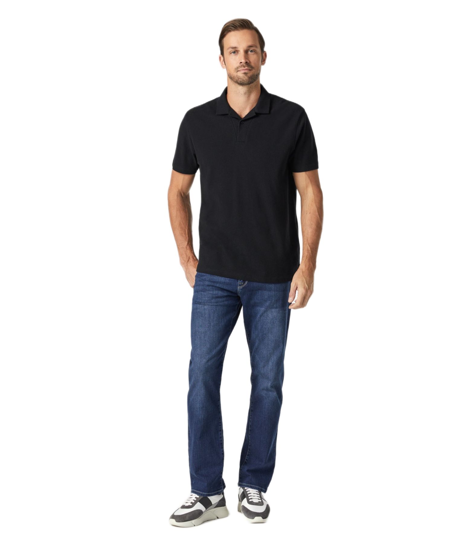Men's Matt Relaxed-Fit Straight-Leg Jeans