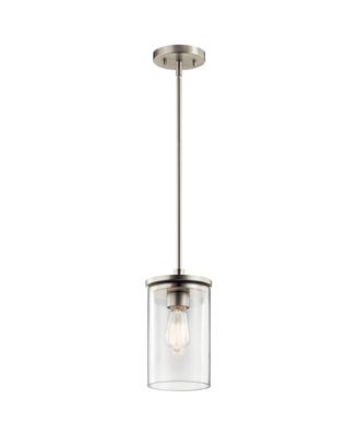 Crosby 10.75" High 1-Light Clear Glass Mini Pendant