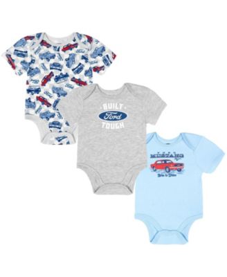 Baby Boys' 3-Pack Short Sleeve Bodysuits