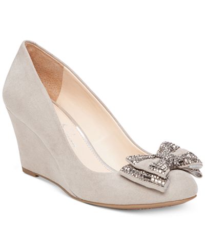 Jessica Simpson Selonia Embellished Bow Wedges