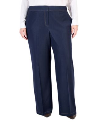 Plus Size Wide-Leg Pants