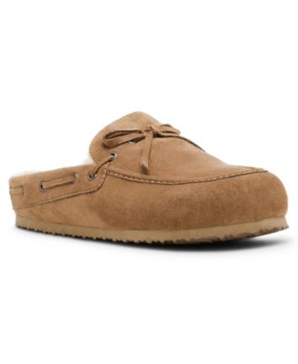 Women's Paisley-F Cozy Faux-Fur Moc-Toe Loafer Mules