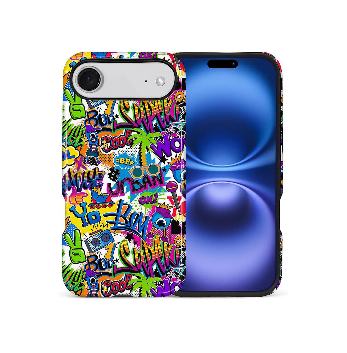 Lisen Phone Case Compatible with Apple iPhone, 2-Layer Durable, Cute Pop Riot - Cute pop riot for iphone air