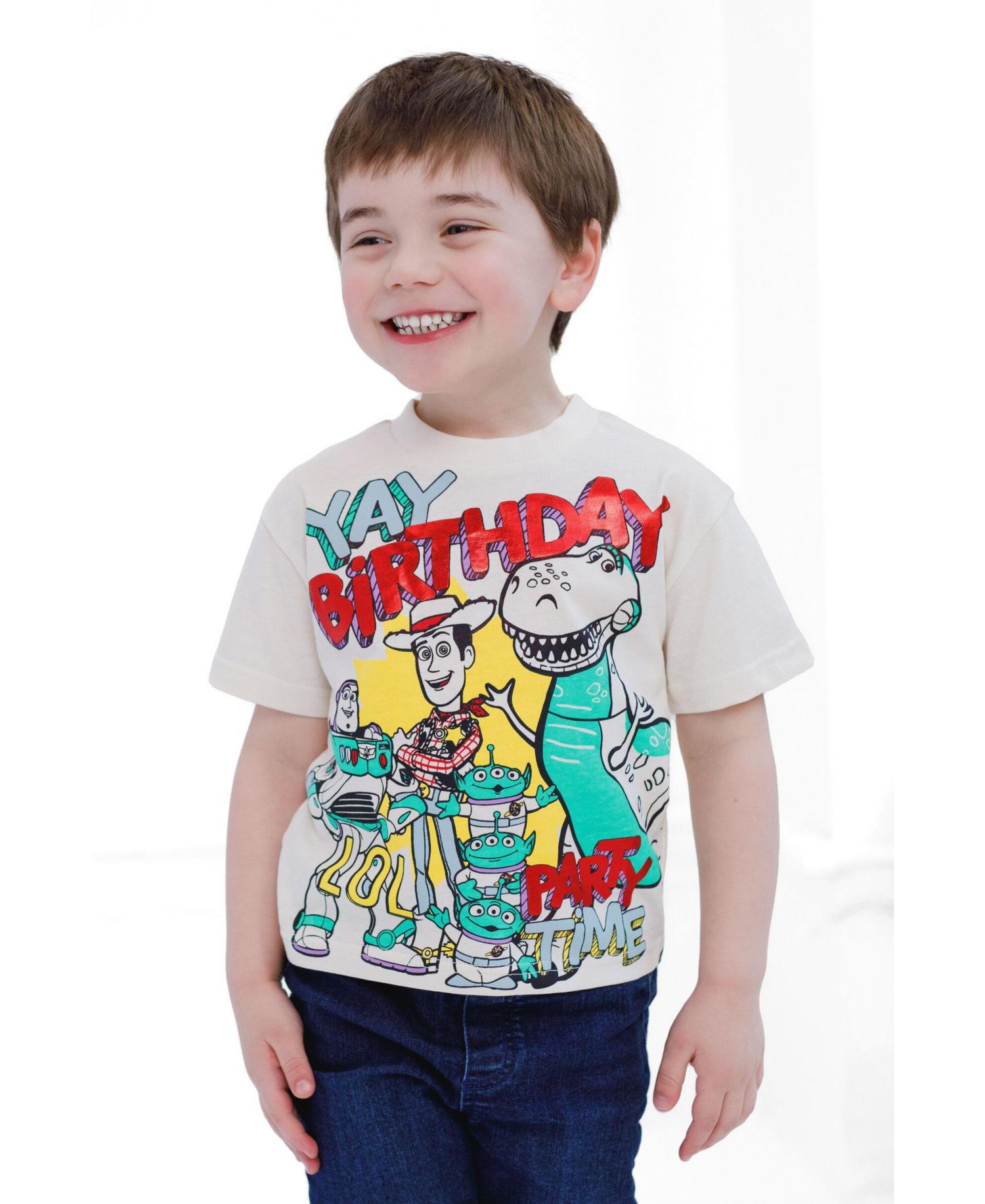 Boys' Short Sleeve Birthday T-Shirt