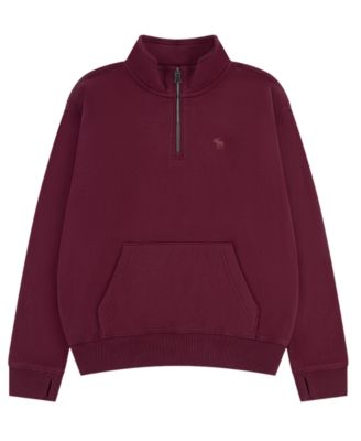 Boys' 5-18 Essential Fleece Quarter-Zip Sweatshirt