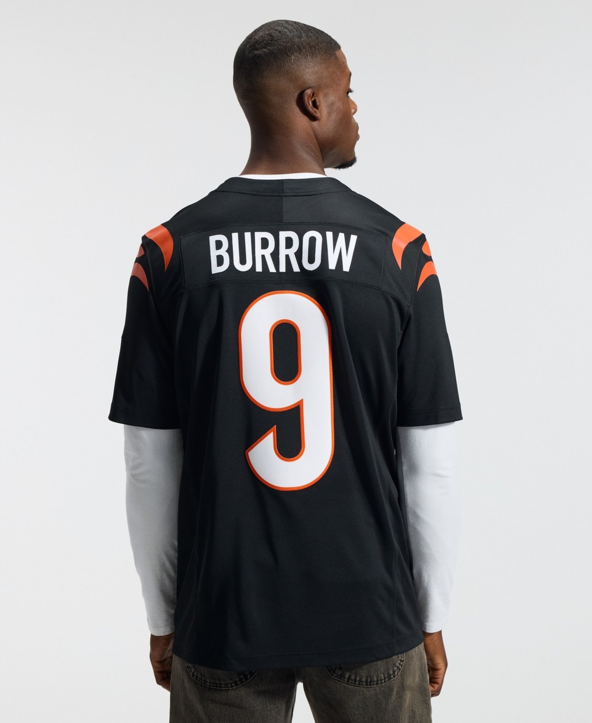 Nike Men's Joe Burrow Black Cincinnati Bengals Vapor F.u.s.e. Stitched Limited Jersey