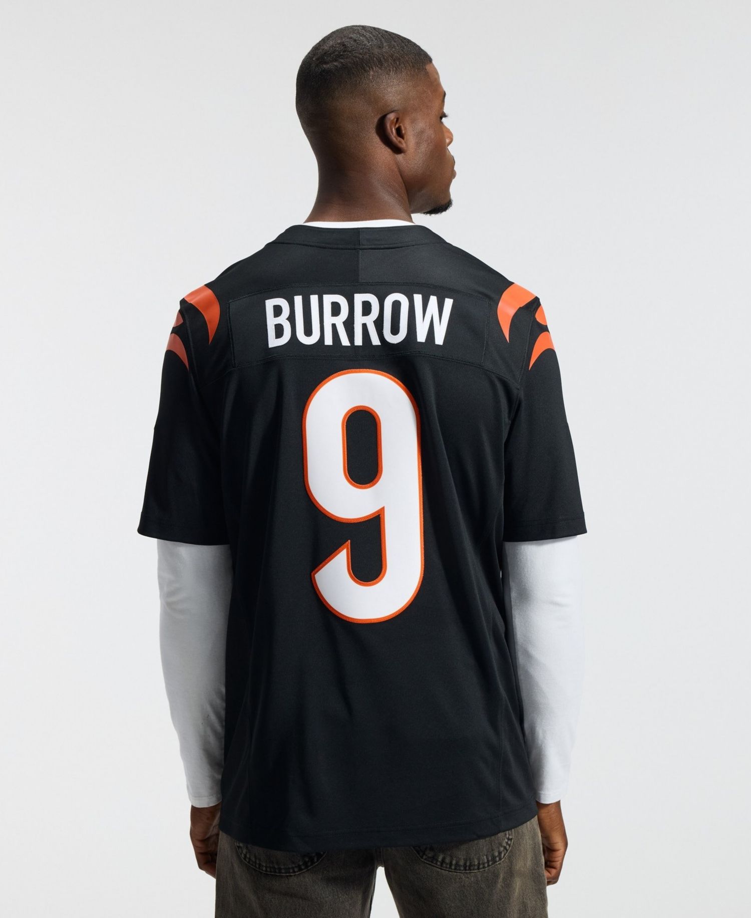 Men's Joe Burrow Black Cincinnati Bengals Vapor F.U.S.E. Stitched Limited Jersey