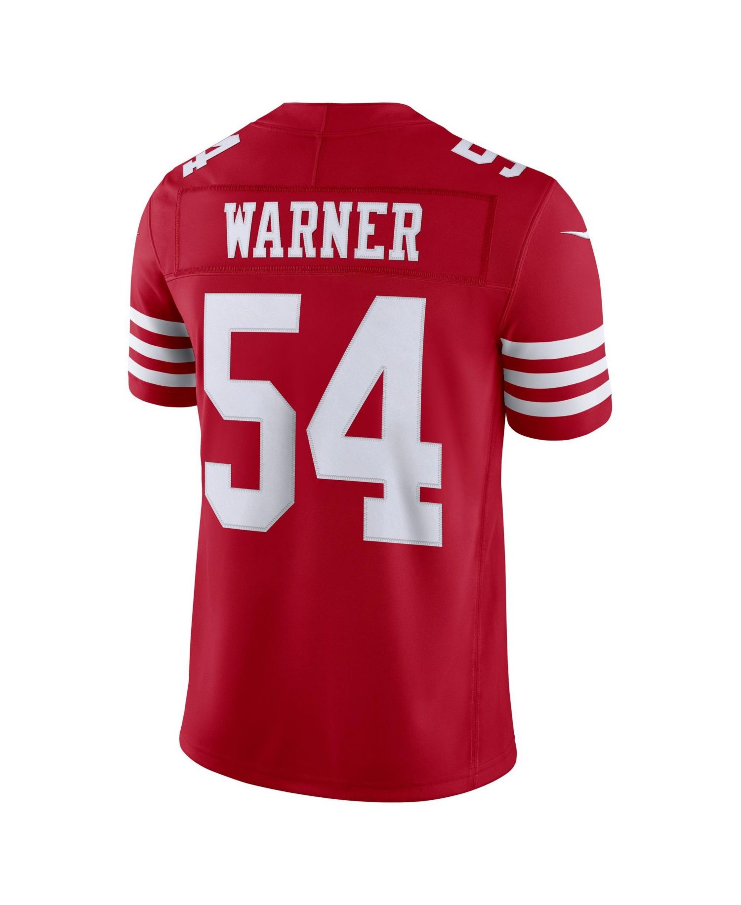 Men's Fred Warner Scarlet San Francisco 49ers Vapor F.U.S.E. Stitched Limited Jersey