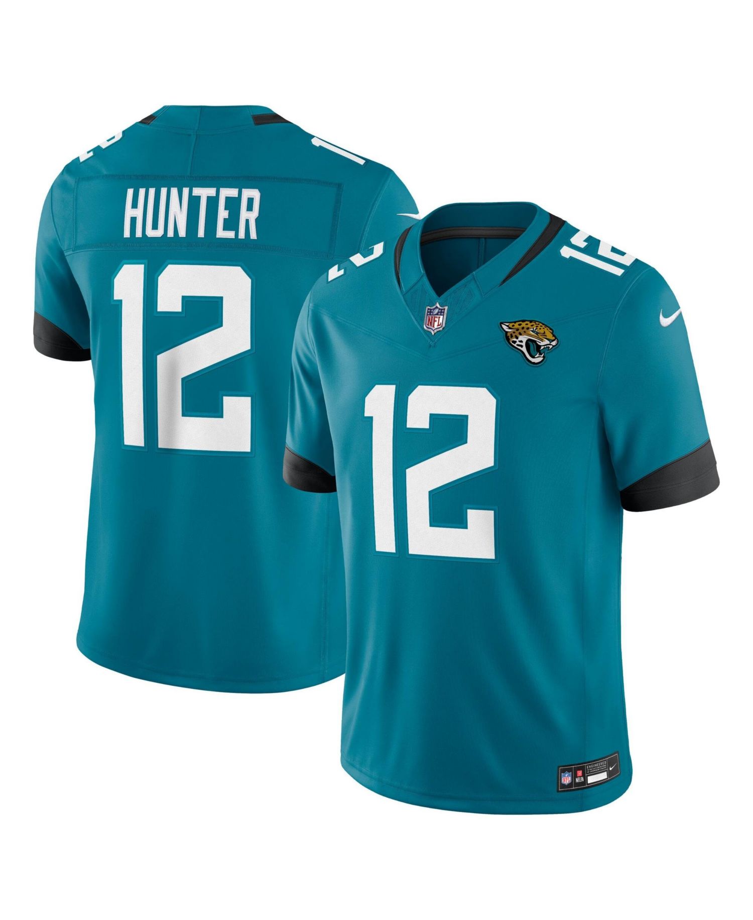 Men's Travis Hunter Teal Jacksonville Jaguars Vapor F.U.S.E. Stitched Limited Jersey