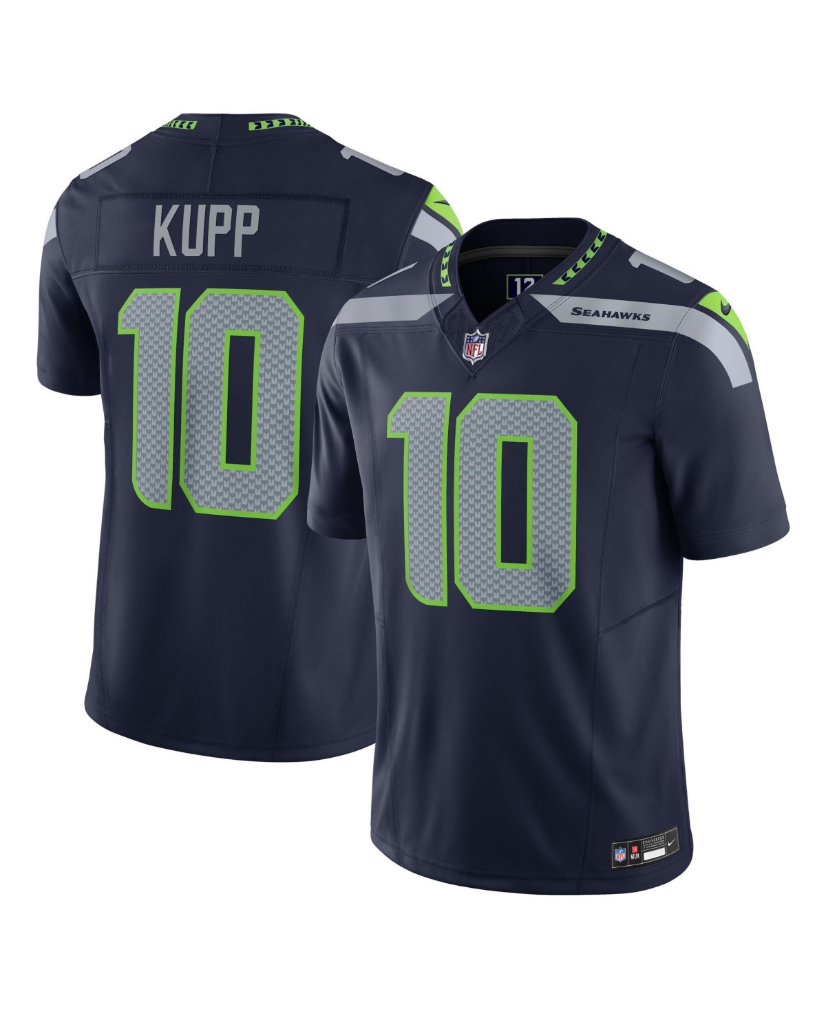Nike Men's Cooper Kupp College Navy Seattle Seahawks Team Vapor F.u.s.e. Limited Jersey
