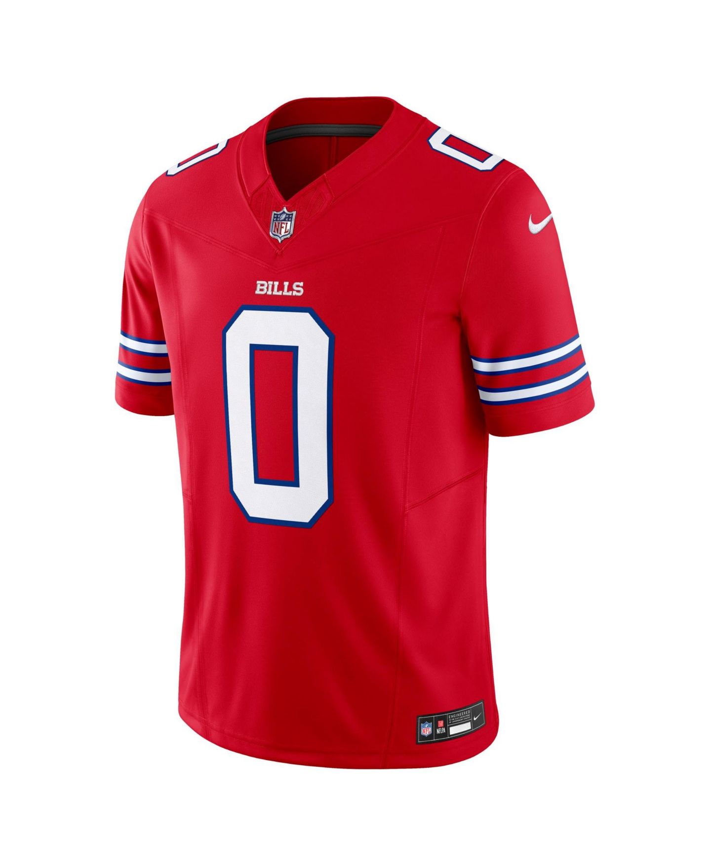 Мужской топ Nike Keon Coleman Red Buffalo Bills Alternate Vapor F.U.S.E. Limited Jersey — фото 4