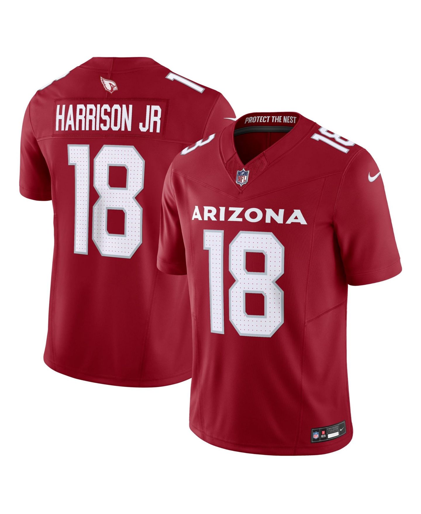 Мужской топ Nike Marvin Harrison Jr. Cardinal Arizona Cardinals Vapor F.U.S.E. Limited Jersey — фото 12