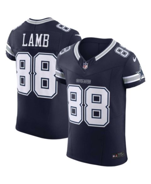Мужской топ Nike CeeDee Lamb Dallas Cowboys Vapor F.U.S.E. Elite Jersey, цвет: Тёмно-синий