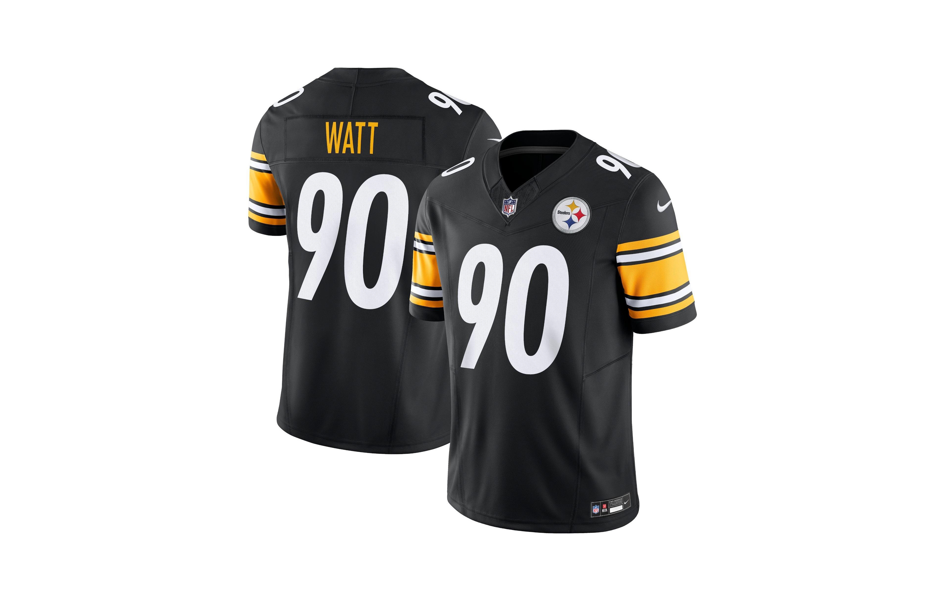 Nike Men's T.j. Watt Pittsburgh Steelers Vapor F.u.s.e. Limited Alternate 2 Jersey