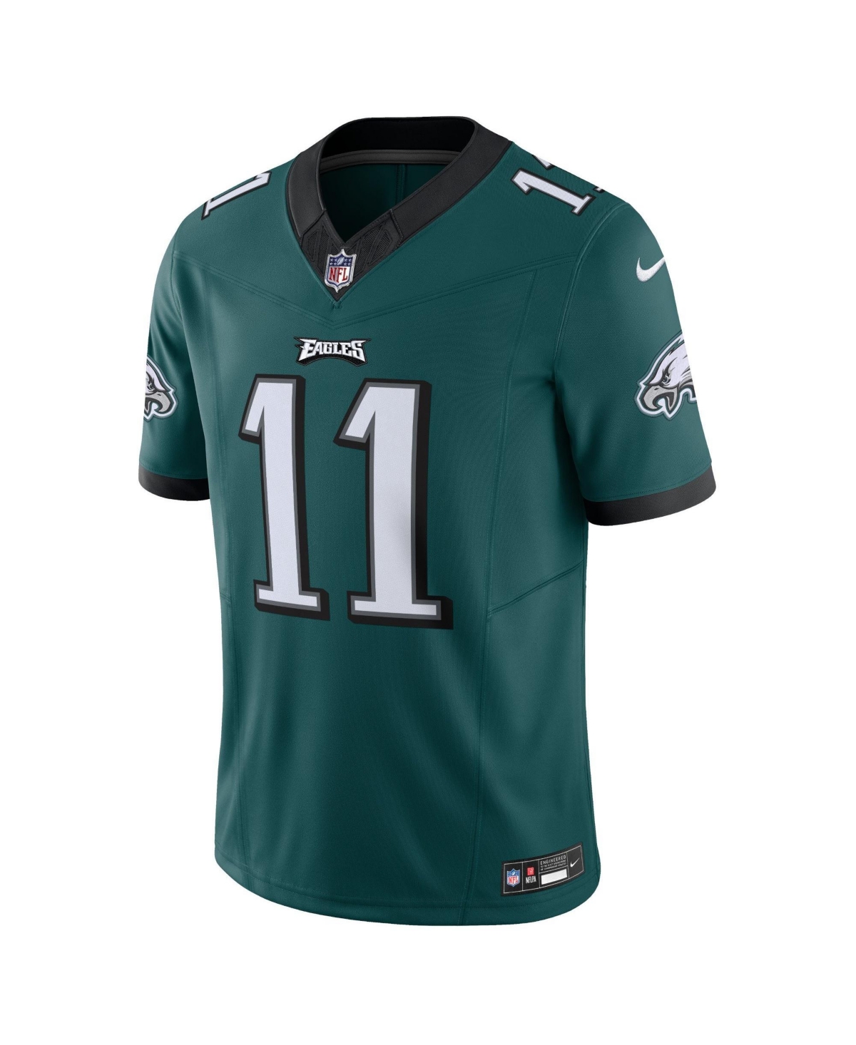 Men's Nike A.j. Brown Midnight Green Philadelphia Eagles Vapor F.u.s.e. Limited Jersey