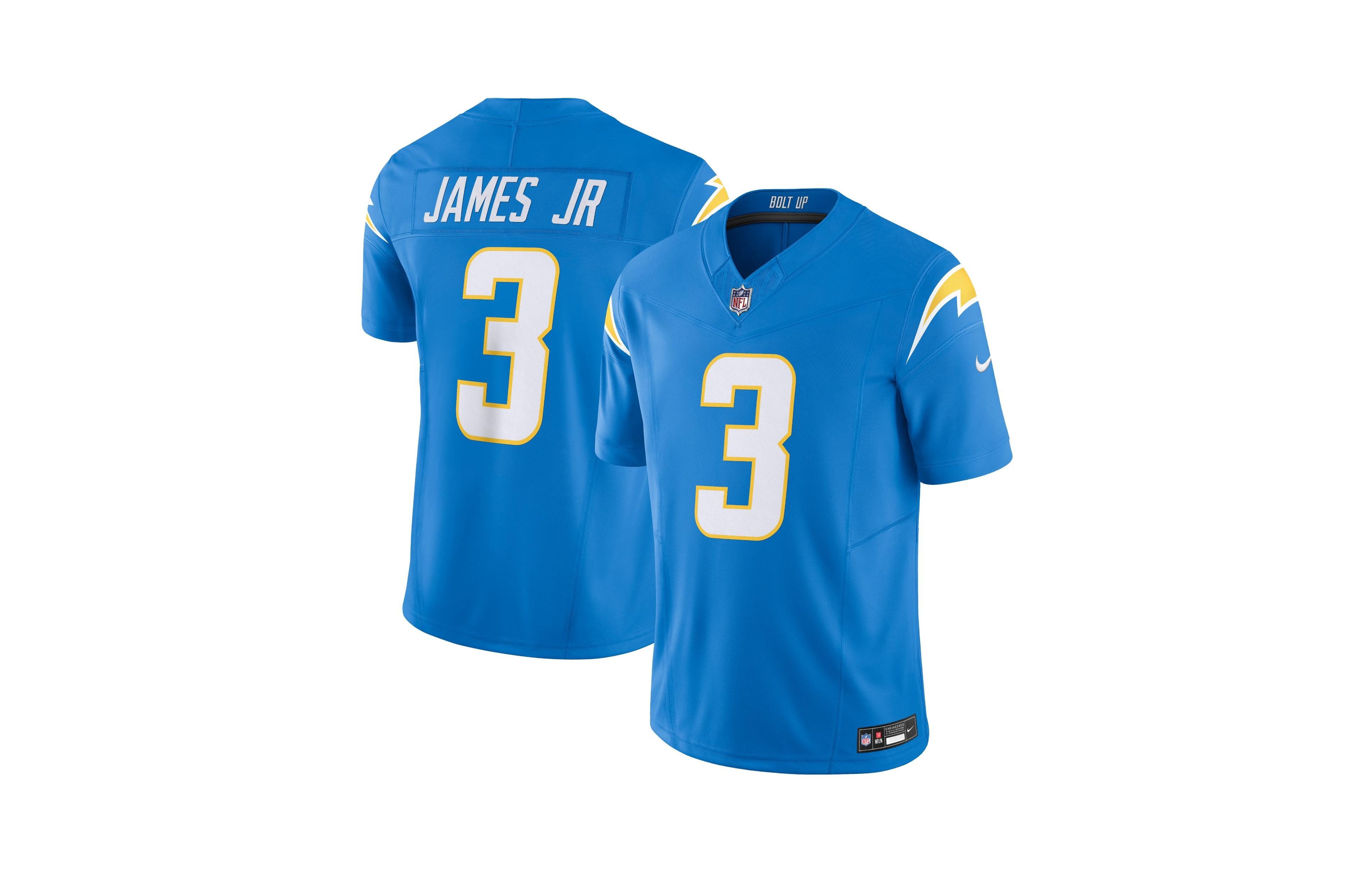 Men's Nike Derwin James Jr. Powder Blue Los Angeles Chargers Vapor F.u.s.e. Limited Jersey