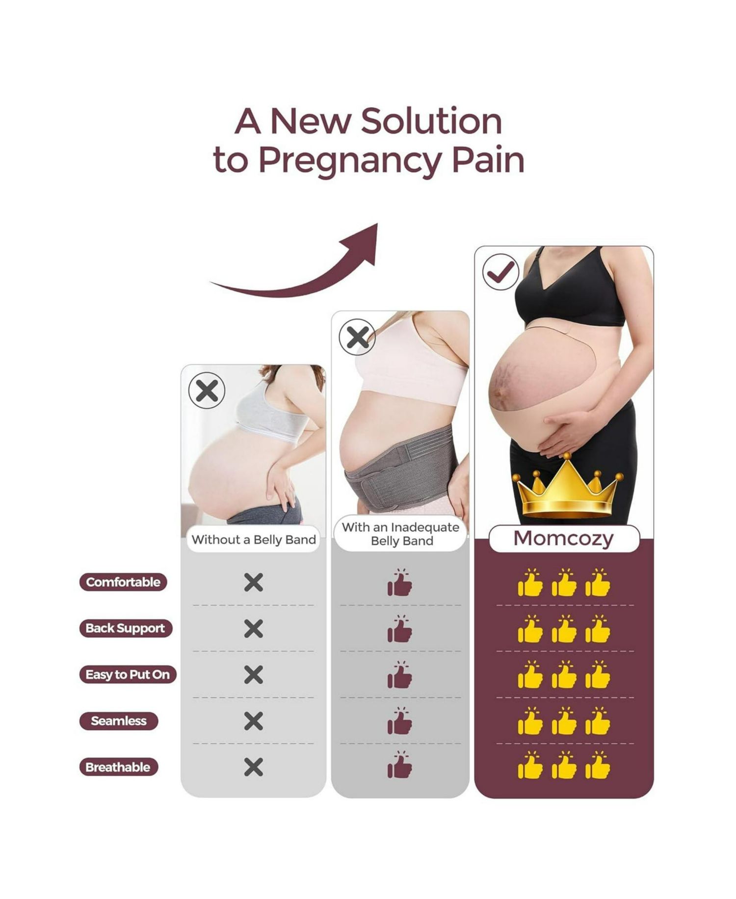 Seamless Maternity Support Belt YB001