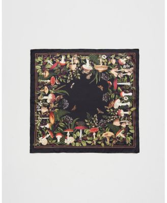 Women's Orla Mushroom Small Square Scarf