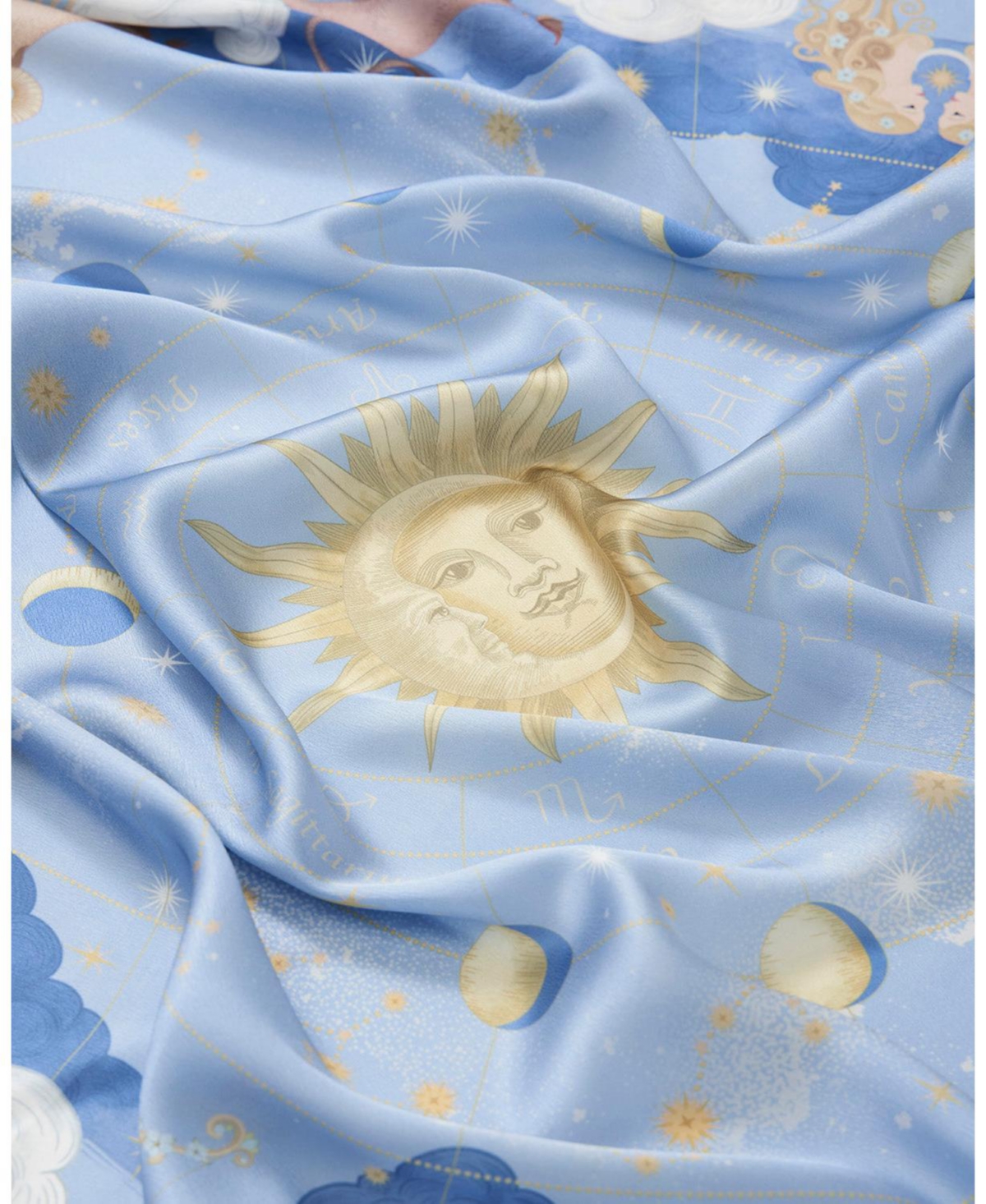 Fable England Women's Zodiac Medium Square Scarf