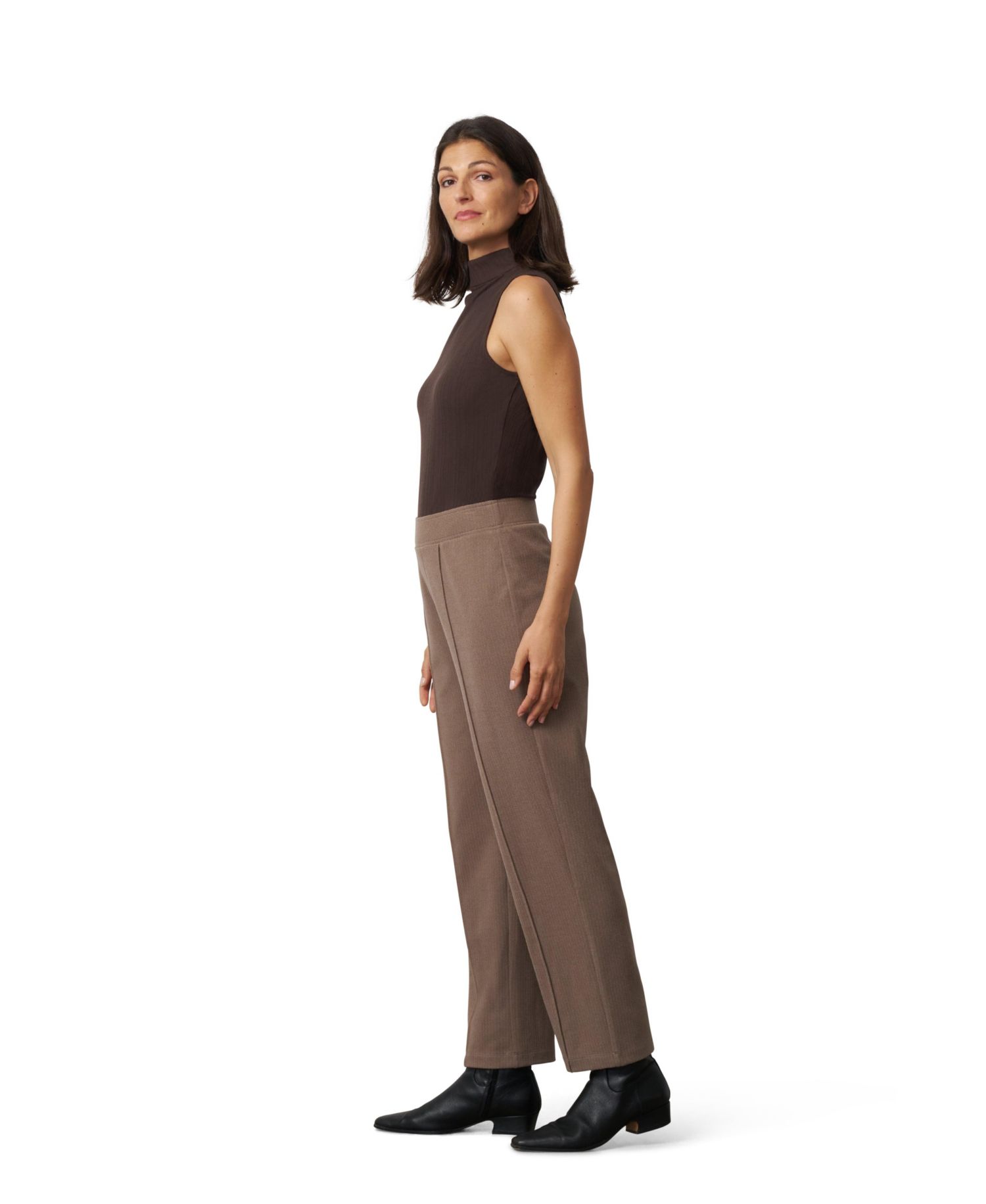 Women's Pull-On Pintuck Slim Leg Pants