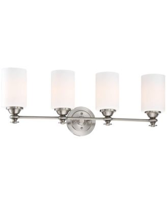 Dardyn 29 1/2" Wide Brushed Polished Nickel Bath Light