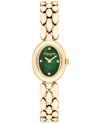 Women's Quartz Ionic Plated Thin Gold-Tone Steel Watch 18mm