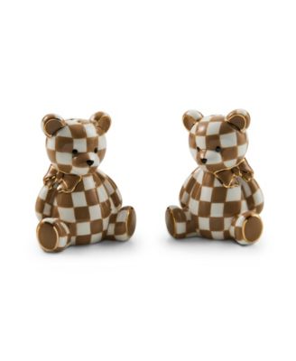 Mocha Bear Salt & Pepper 2-Piece Set