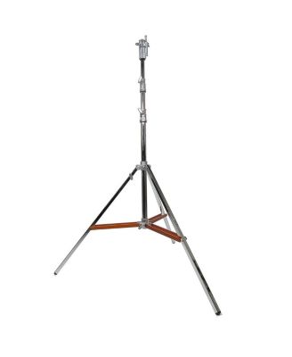 11.3' Combo Double Riser Steel Stand with Rocky Mountain Leg, Chrome