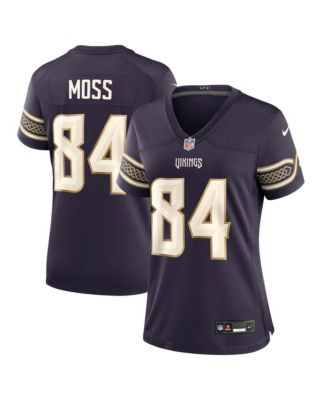 Women's Randy Moss Purple Minnesota Vikings 2026 Rivalries Collection Game Jersey